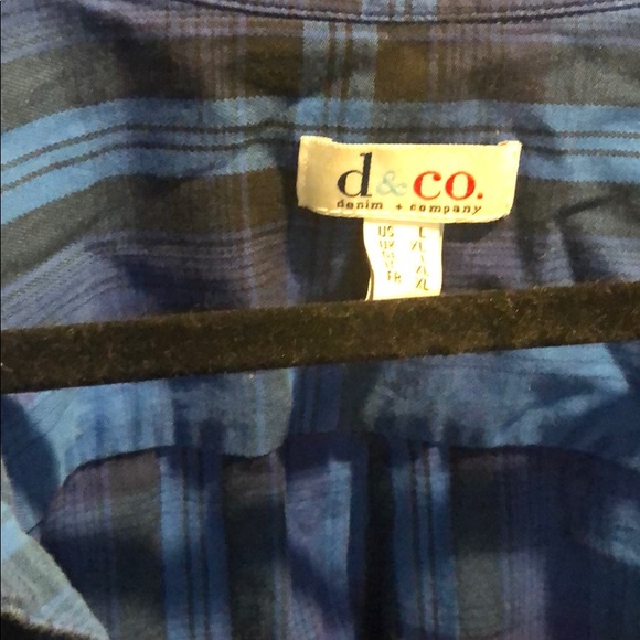 Plaid long sleeve lose fitting buttoned shirt - Picture 2 of 5